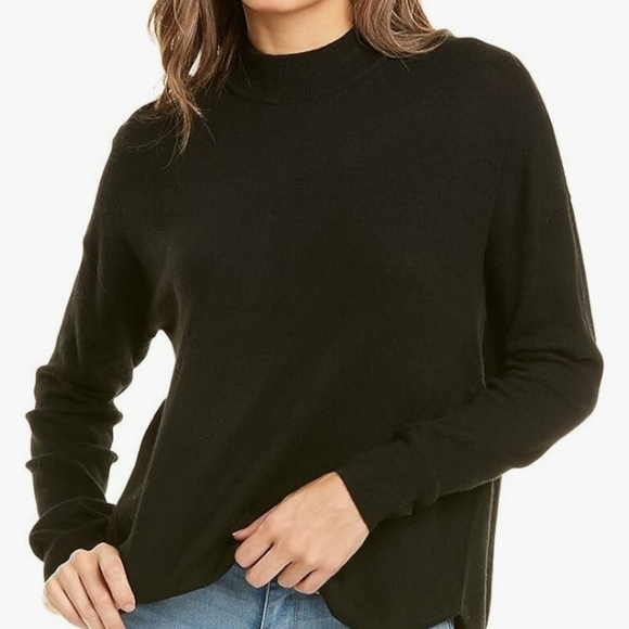 Madewell Sweaters - Madewell Ashbury Mockneck Sweater in Black XS